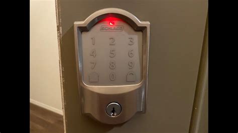 schlage keypad lock not working after battery change|how to replace schlage keypad.